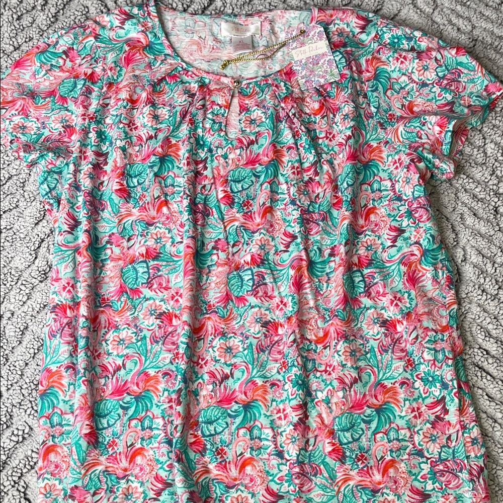 Floral Print Blouse - Multicolor